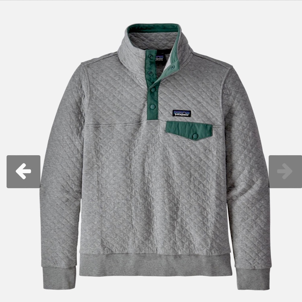 Patagonia|| Organic Cotton Quilted pullover sweater (M)